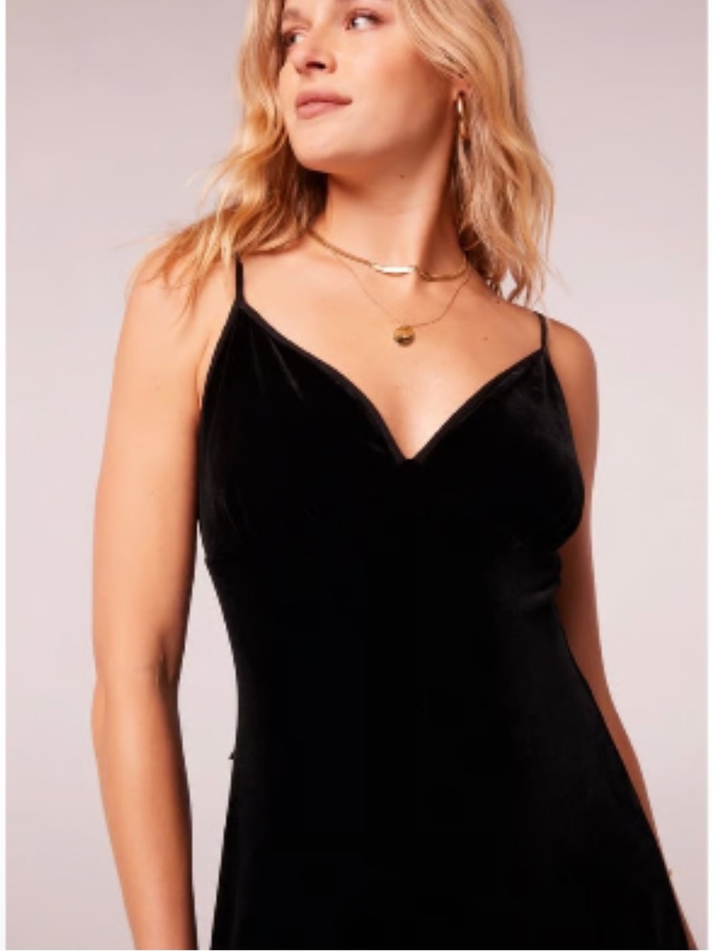 Band of the Free Girl Crush Black Velvet Cocktail Dress m Sz Medium NWT